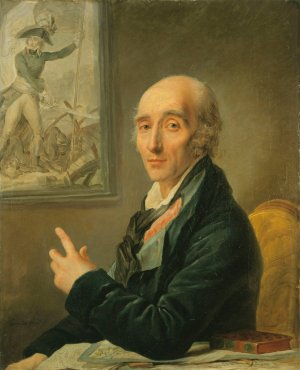Portrait de Pierre-Francois-Charles Augereau by Johann-Julius Heinsius Oil Painting