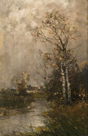Autumn Oil painting by Johann Jungblut