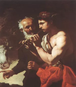 Mercury Piping to Argus Oil painting by Johann Karl Loth