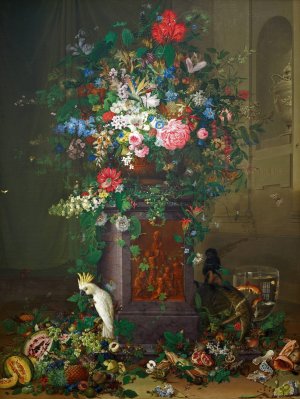 Huldigung an Jacquin by Johann Knapp Oil Painting