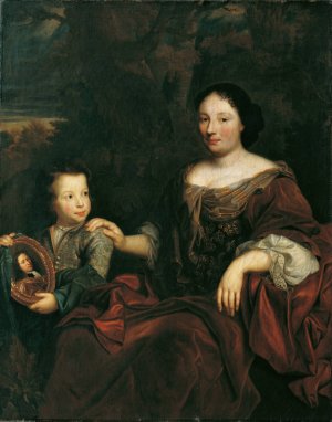 Familienbildnis by Johann Kupetzky Oil Painting