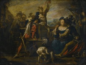 The Prodigal Son by Johann Liss Oil Painting