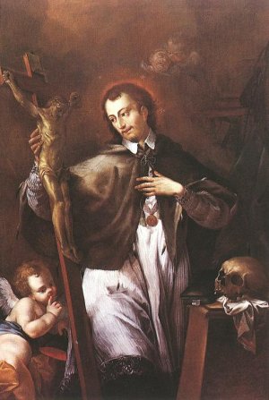 Saint John of Nepomuk Oil painting by Johann Lucas Kracker