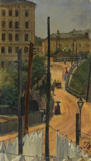 Die sogenannte Hangstatt by Johann Michael Kupfer Oil Painting