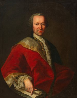 Wenzel Anton Furst Kaunitz-Rietberg by Johann Michael Millitz Oil Painting