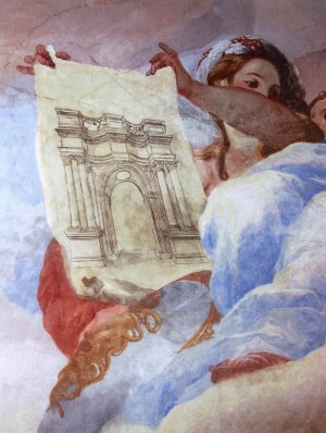 Allegory of Architecture Detail