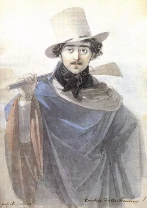 Count Istvan Szechenyi 2 by Johann-Nepomuk Ender - Oil Painting Reproduction