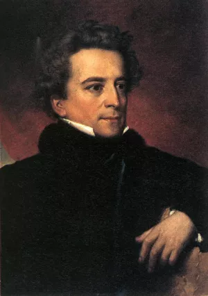 Count Jozsef Dessewffy by Johann-Nepomuk Ender Oil Painting