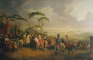 Einzug Kaiser Friedrichs III. in Rom by Johann Nepomuk Hochle Oil Painting