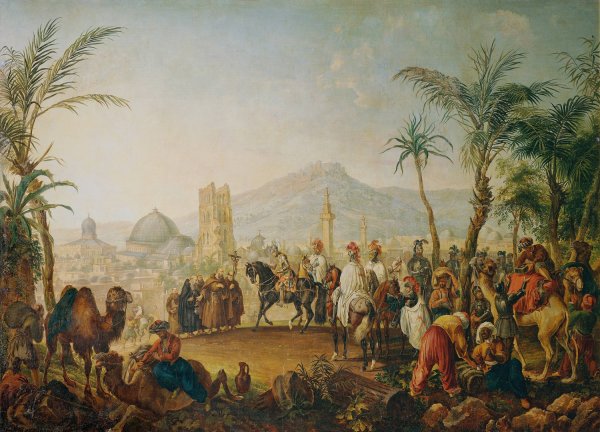 Main Product Photo of Kreuzfahrer  Painting by Johann Nepomuk Hochle