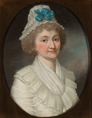 Portrait of Magdalena Weglinska by Johann Niedermann Oil Painting