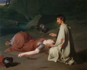 Chlorindens Taufe Oil painting by Johann Peter Krafft