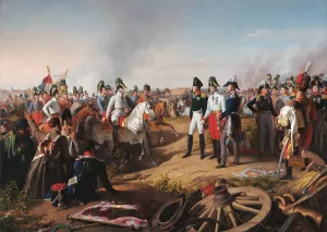Declaration of victory after the Battle of Leipzig on 18 October 1813 by Johann Peter Krafft Oil Painting