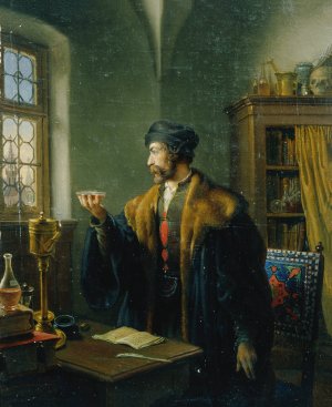 Faust am Ostermorgen by Johann Peter Krafft Oil Painting