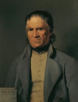 Franz Wessely by Johann Peter Krafft Oil Painting