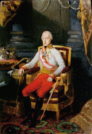 Kaiser Franz I. von Osterreich by Johann Peter Krafft Oil Painting