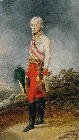 Kaiser Franz I. von Osterreich by Johann Peter Krafft Oil Painting