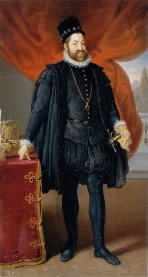 Kaiser Rudolf II. by Johann Peter Krafft Oil Painting