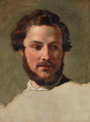 Kopf eines jungen Mannes by Johann Peter Krafft Oil Painting
