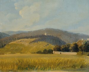 Landschaft bei Baden by Johann Peter Krafft Oil Painting