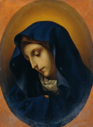 Madonna by Johann Peter Krafft Oil Painting