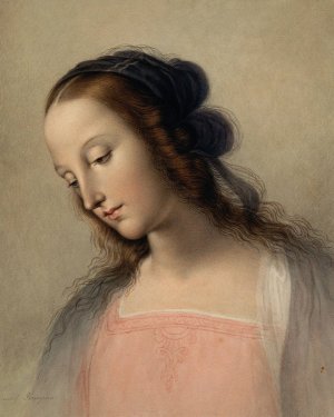 Madonna by Johann Peter Krafft Oil Painting