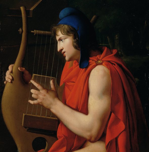 Main Product Photo of Orpheus at the tomb of Eurydice  Painting by Johann Peter Krafft