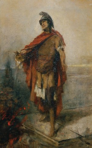 Der hl. Florian by Johann Till Oil Painting