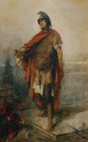 Der hl. Florian by Johann Till Oil Painting