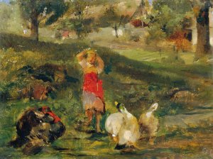 Ganseliesel by Johann Till Oil Painting