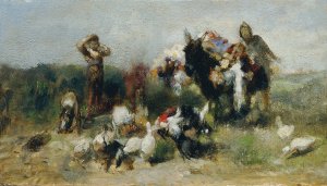 Szene aus Don Quichote by Johann Till Oil Painting