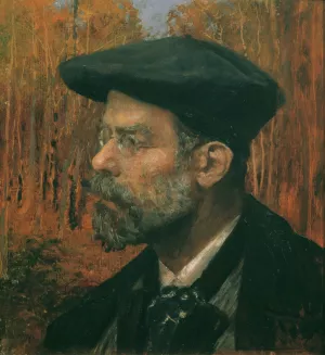 Der Maler Theodor von HOrmann by Johann Victor Kramer Oil Painting