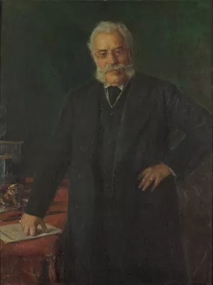 Johann Freiherr von Chlumecky by Johann Victor Kramer Oil Painting