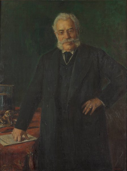 Johann Freiherr von Chlumecky  by Johann Victor Kramer - Hand-Painted Oil Painting Reproduction