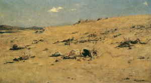Motiv aus Tanger by Johann Victor Kramer Oil Painting
