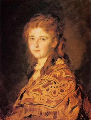 Junge Frau by Johann Von Strasioipka Canon - Oil Painting Reproduction