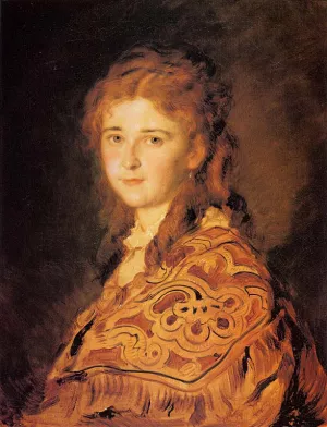 Junge Frau Oil painting by Johann Von Strasioipka Canon