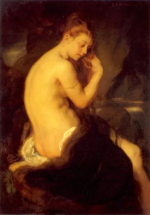 Sitzende Venus mit Pelzmantel by Johann Von Strasioipka Canon - Oil Painting Reproduction
