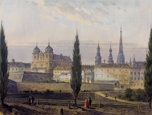 Wien 02 by Johann Wilhelm Frey Oil Painting