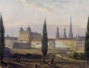 Wien 02 by Johann Wilhelm Frey Oil Painting