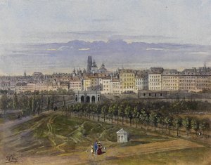 Wien 04 by Johann Wilhelm Frey Oil Painting