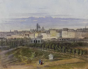 Wien 04 by Johann Wilhelm Frey Oil Painting