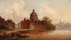 Koepelkerk in Amsterdam by Johann Wilhelm Jankowsky Oil Painting
