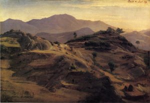 Landscape at Civitella by Johann Wilhelm Schirmer Oil Painting