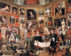 The Tribuna of the Uffizi Oil painting by Johann Zoffany