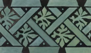Romaans bandmotief by Johanna Van De Kamer Oil Painting