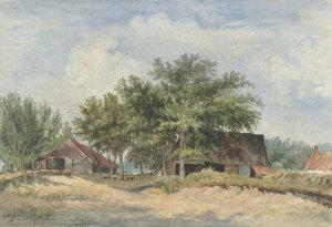 Gezicht bij Appelscha by Johanna Wilhelmina Von Stein Callenfels Oil Painting