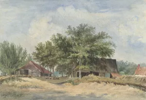 Gezicht bij Appelscha by Johanna Wilhelmina Von Stein Callenfels Oil Painting