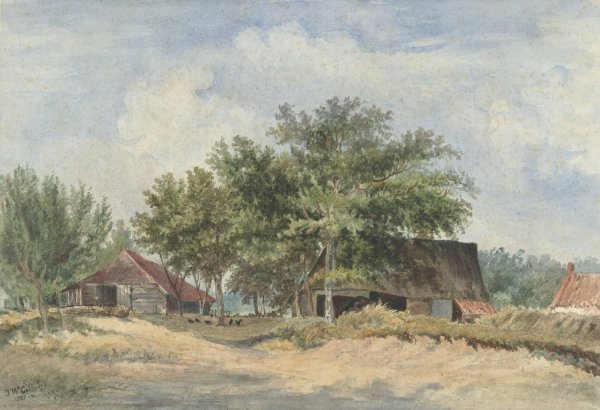 Main Product Photo of Gezicht bij Appelscha  Painting by Johanna Wilhelmina Von Stein Callenfels