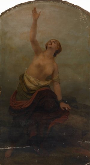 The Captive Soul  by Johannes Adam Simon Oertel Oil Painting